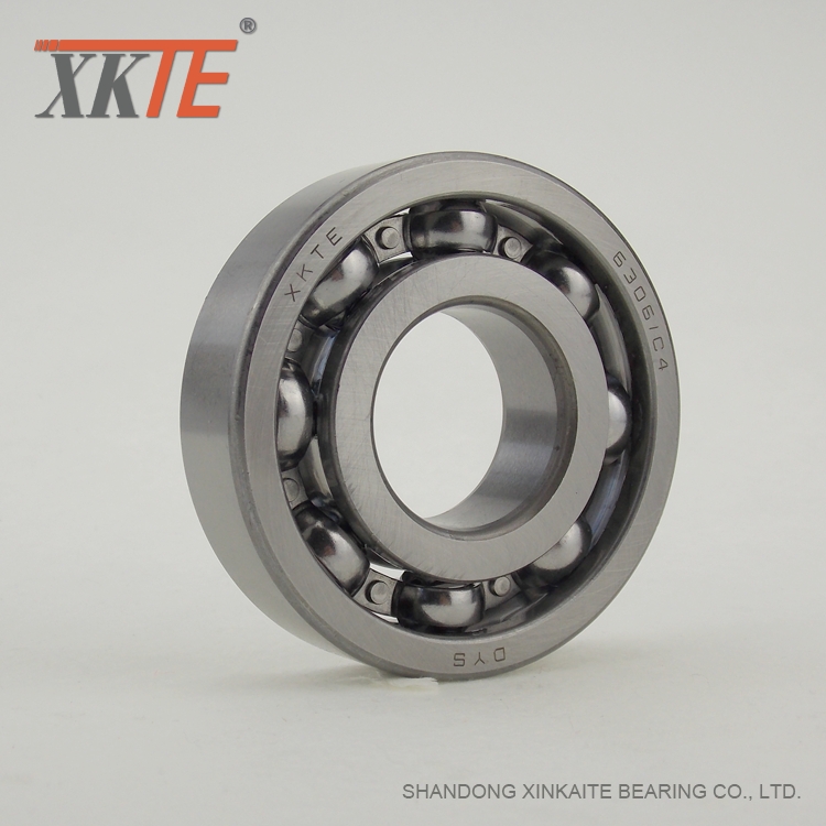 Open Type Iron Cage Ball Bearing 6306 C4