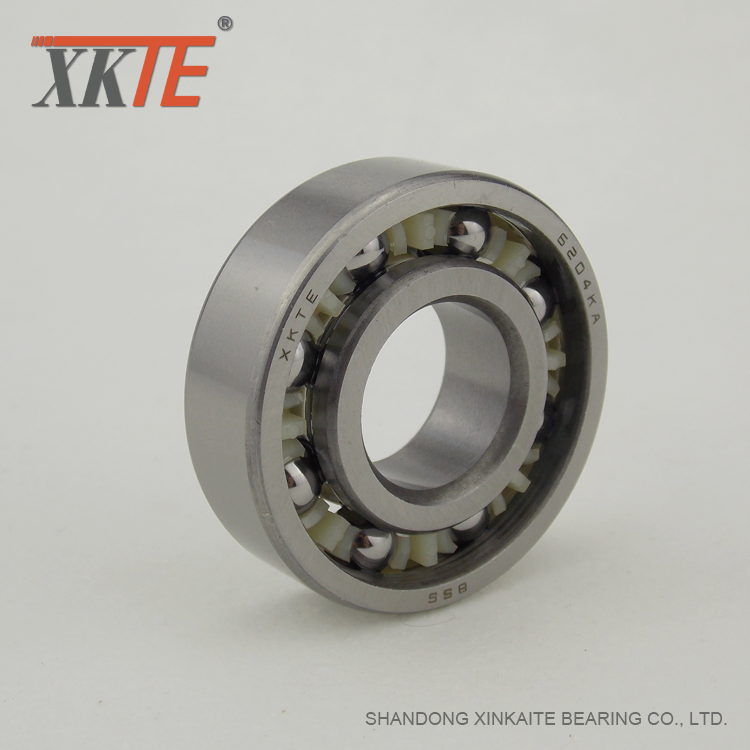 One-Piece Nylon Crown Tipe Cage Bearing For Idler