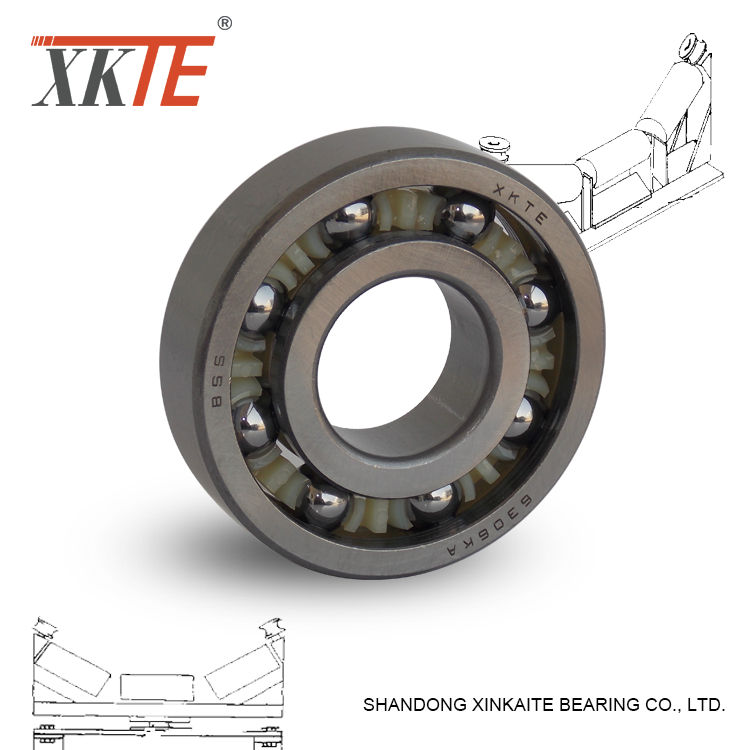 Molded Nylon Cage Idler Roller Bearing 6306KA / TN9