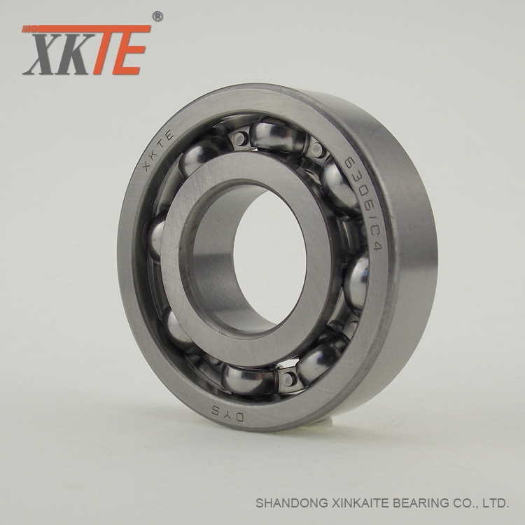 Open Type Iron Cage Ball Bearing 6306 C4