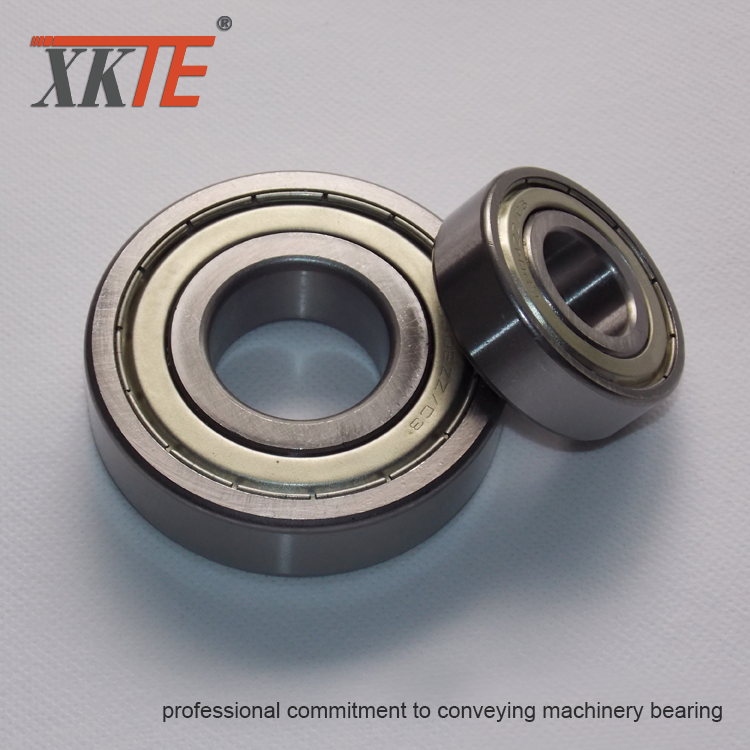 Conveyor Idler Parts Iron Shielded Bearing 6204 ZZ