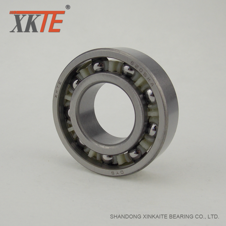 Nylon 6/6 Cage Bearing Untuk Mining Conveyor Idler Roller