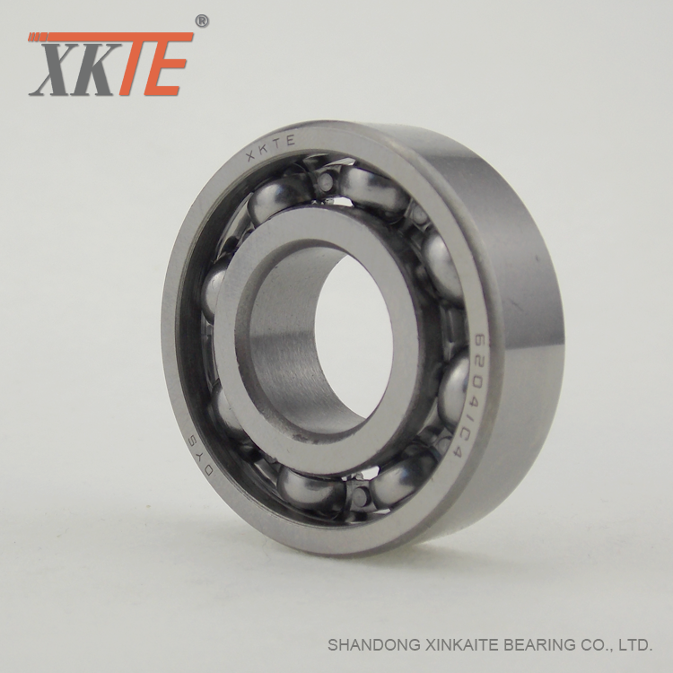 Ore Mining Conveyor Idler Roller bagian Ball Bearing